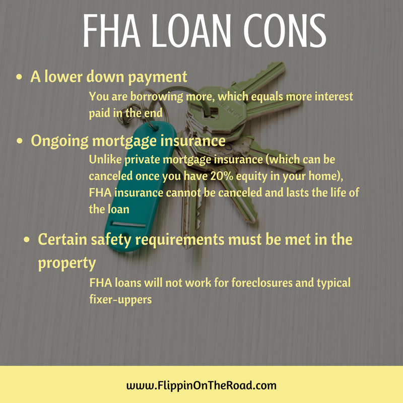 FHA loans can have some downsides.